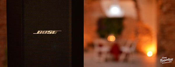 equipo de audio para cena romántica